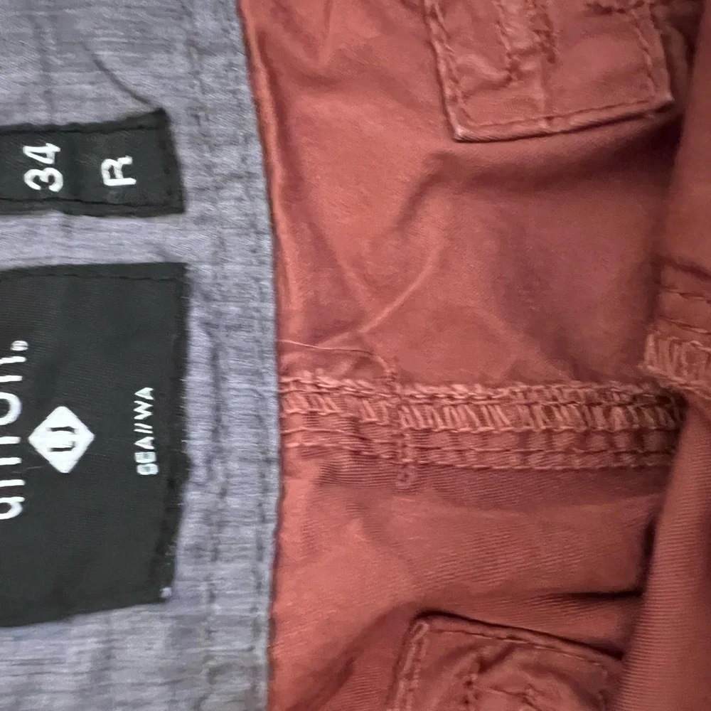 UNION CARGO RED CLAY MEN’S SHORTS NEW WITH TAGS